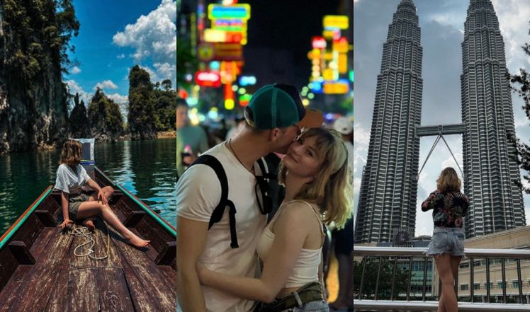 Karolina Małysz odpoczywa od studiów w Tajlandii 