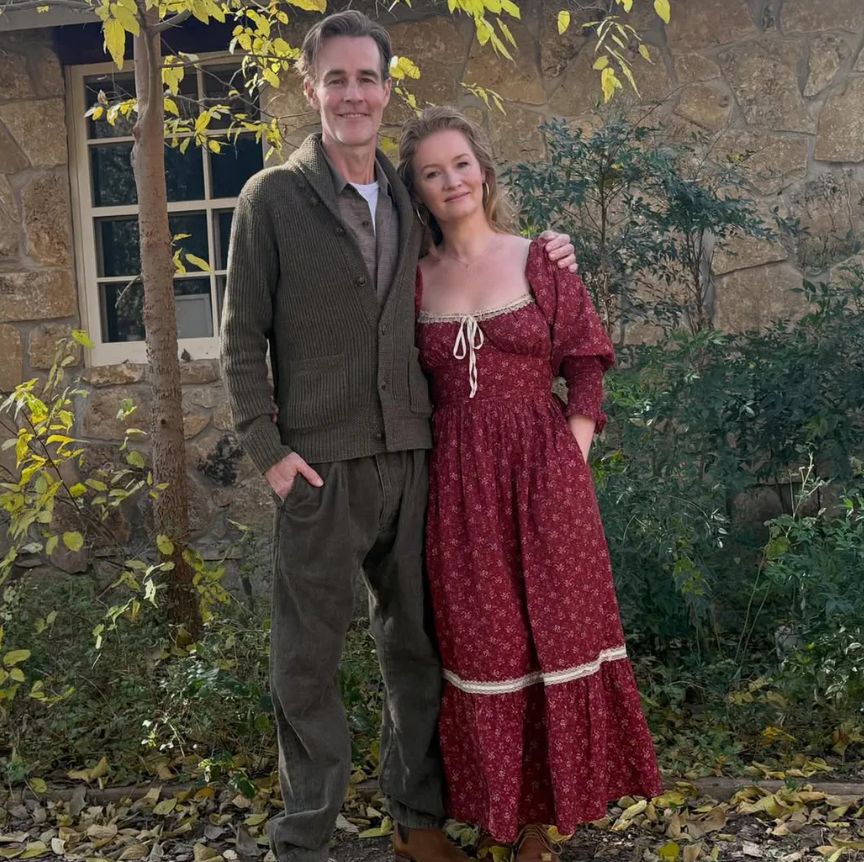 James Van Der Beek z rodziną