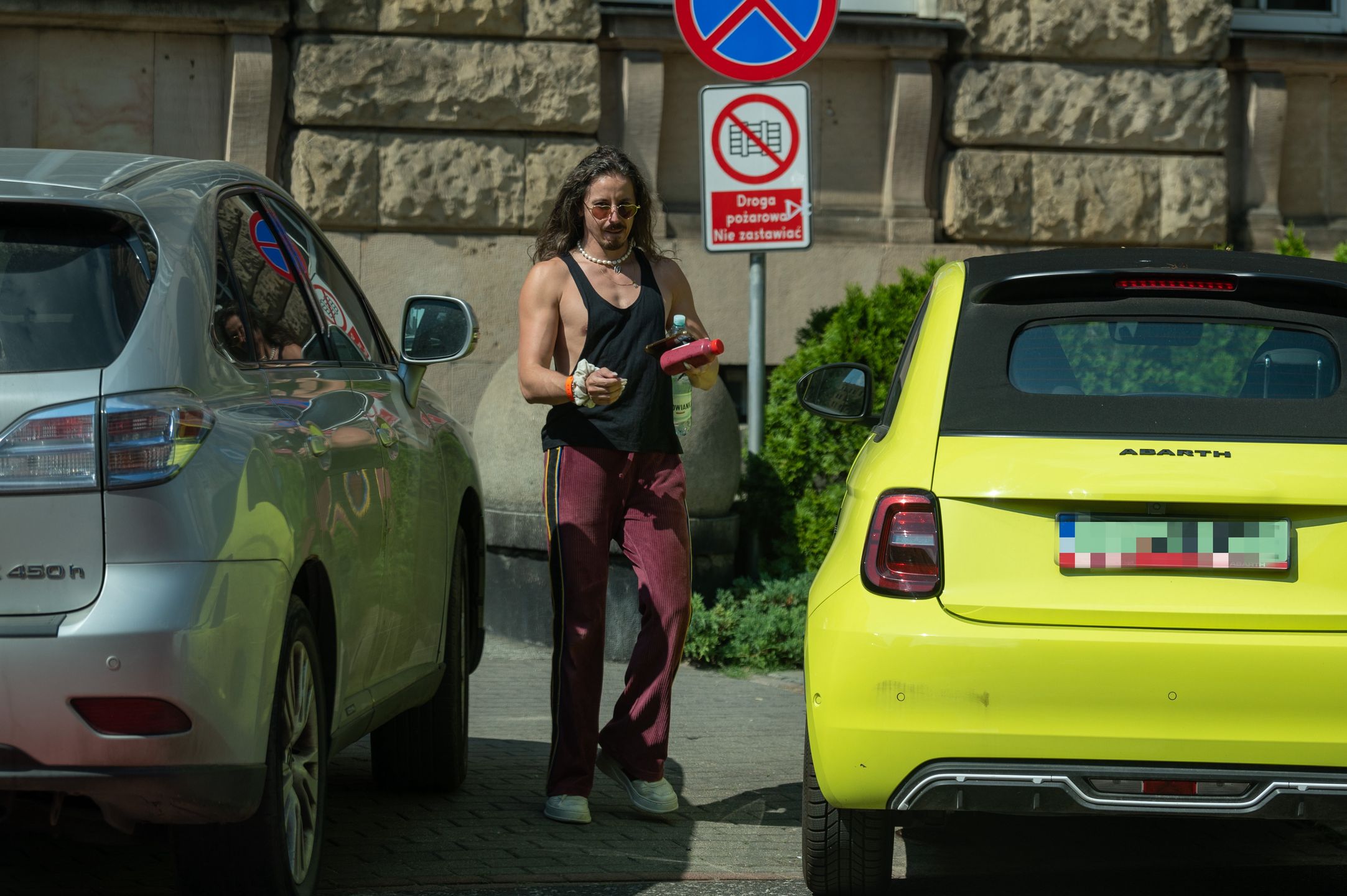 Michał Szpak zastawił drogę pożarową