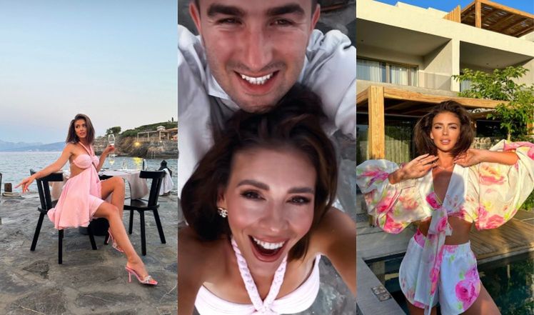 Klaudia Halejcio wypoczywa z ukochanym w pięciogwiazdkowym hotelu na Krecie