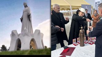 Polscy miliarderzy na uroczystości. Budują wielki pomnik Matki Boskiej