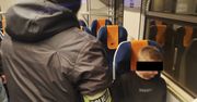 Był poszukiwany listem gończym. Namierzyli go w pociągu