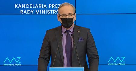 Minister zdrowia Adam Niedzielski o zakażeniach. "Wreszcie"