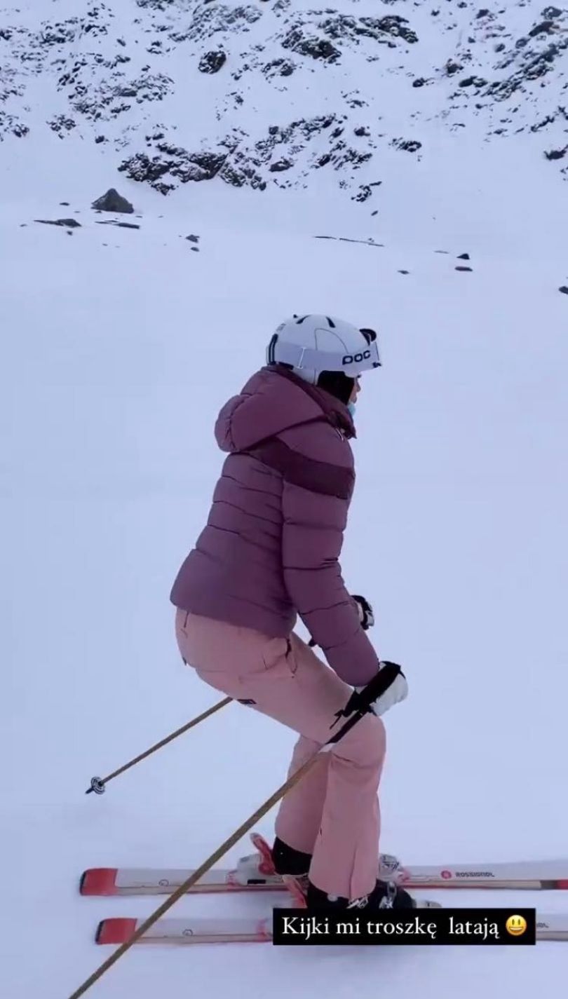 Oliwia Bieniuk szaleje na nartach w szwajcarskim kurorcie