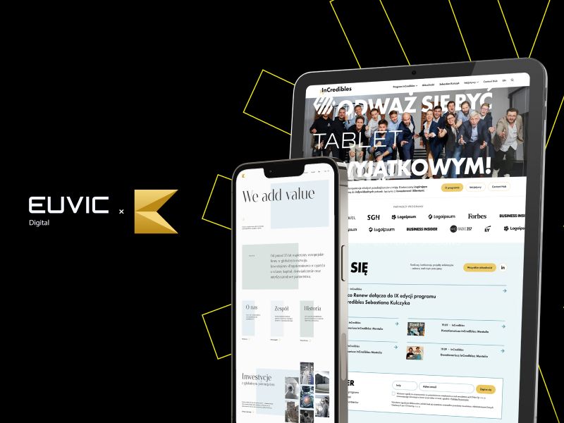 Kulczyk Investments i InCredible z serwisami od Euvic Digital