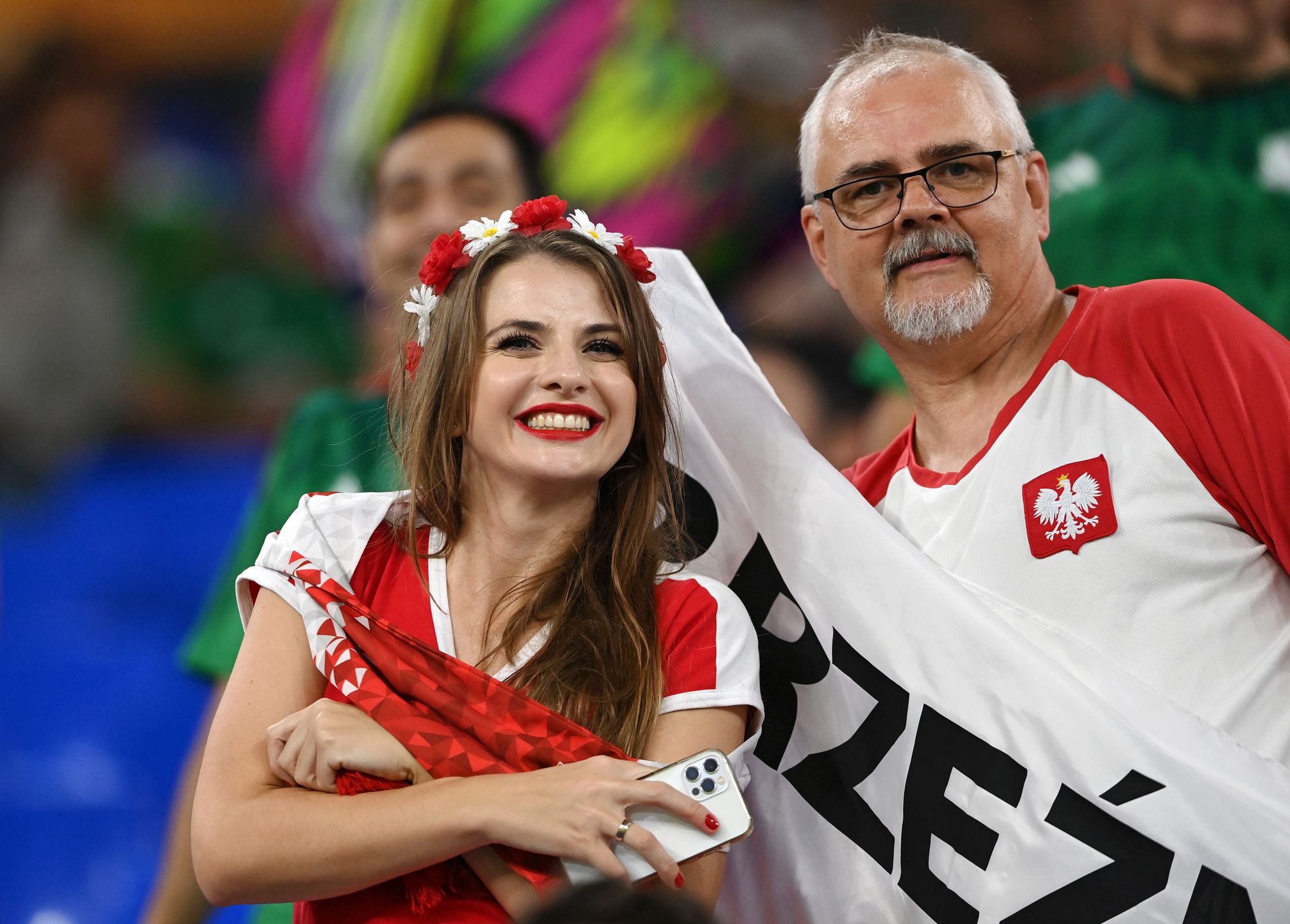 Tajemniczą Polkę wypatrzyli na trybunach fotoreporterzy