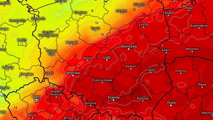 Pogoda w poniedziałek i wtorek będzie wyjątkowo zmienna