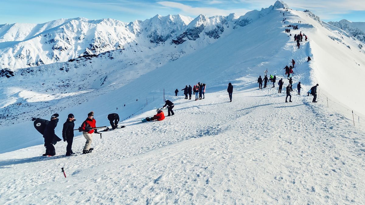 Zima na Kasprowym Wierchu