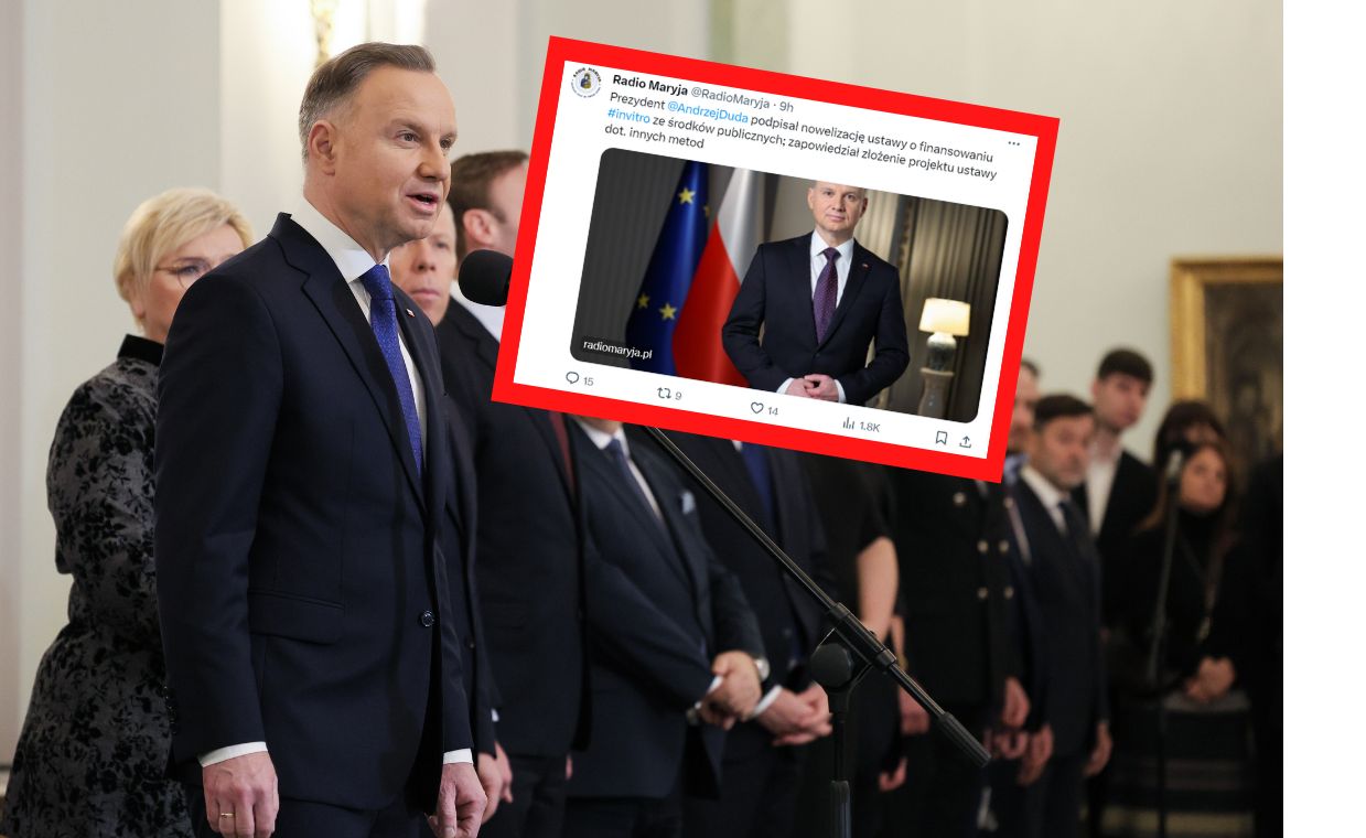 Prezydent Andrzej Duda podpisał ustawę o finansowaniu in vitro