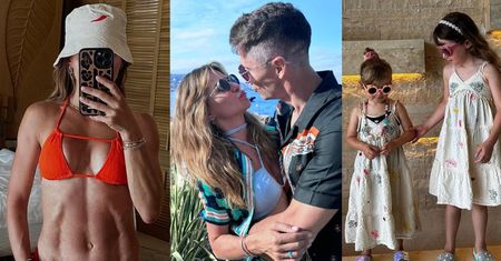Anna Lewandowska chwali się umięśnionym brzuchem, córkami i pocałunkami z mężem. Fajnie ma? (ZDJĘCIA)