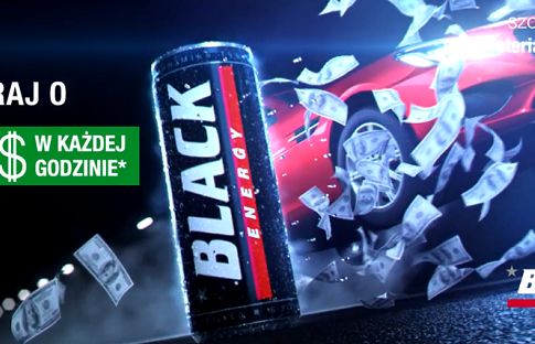 Black Energy Drink promowany w loterii ze 100 dolarami co godzinę (wideo)