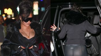 Rihanna w prześwitujących rajtkach wraca z imprezy o 3 w nocy. Tak trzeba żyć? (FOTO)