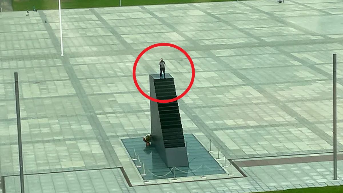 Mężczyzna groził wysadzeniem się