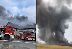 Potężny pożar na Dolnym Śląsku. Jest pilny apel do mieszkańców