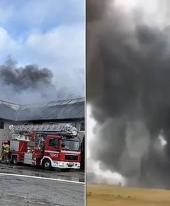 Potężny pożar na Dolnym Śląsku. Jest pilny apel do mieszkańców