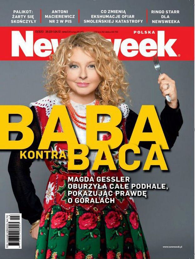 RETUSZ GESSLER na okładce "Newsweeka"! (FOTO)