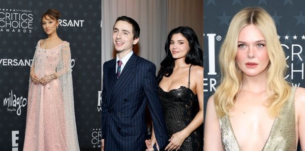 Tłum gwiazd na rozdaniu nagród Critics Choice Awards: "dojrzała" Ariana Grande, zakochani Timothee Chalamet z Kylie Jenner... (ZDJĘCIA)