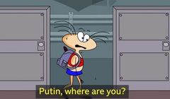 Chiny w kreskówce najeżdżają Rosję, by uwolnić ją od faszyzmu