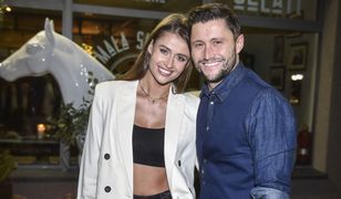 Piotr Mróz z ukochaną na imprezie. Skradła całe show