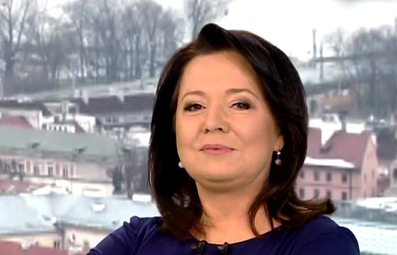 Danuta Holecka i Krzysztof Ziemiec prowadzącymi „Kwadrans polityczny” w TVP1