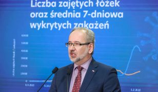 Minister zdrowia zapowiada duże spadki w jutrzejszym raporcie dnia COVID-19