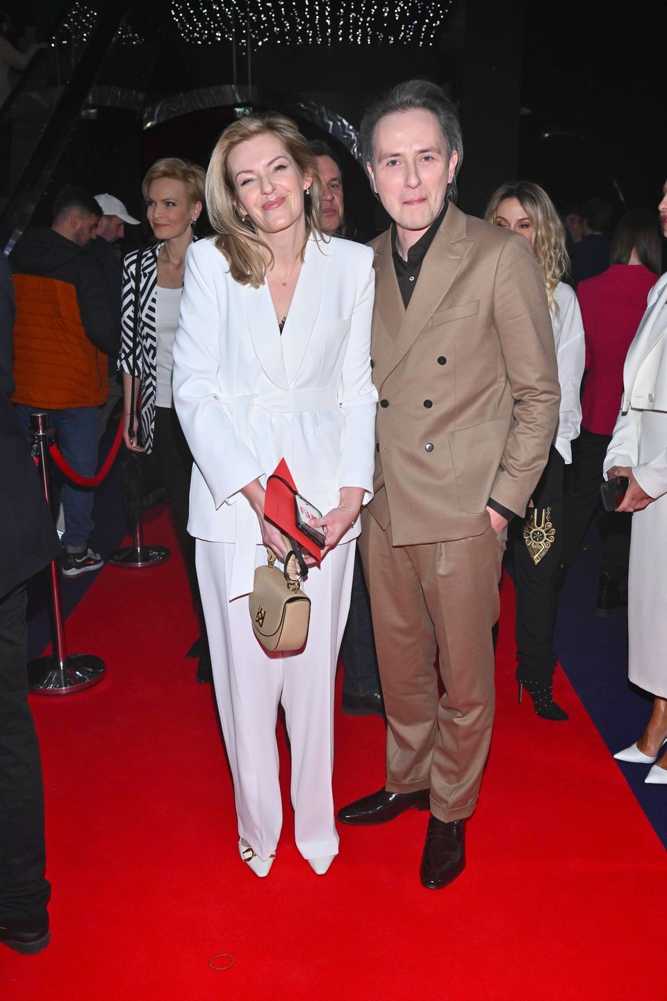 Przemysław Stippa z żoną na premierze filmu Filip