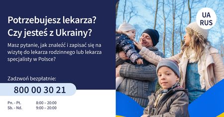Infolinia WHO dla pacjentów z Ukrainy