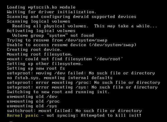[Linux: Kernel Panic]