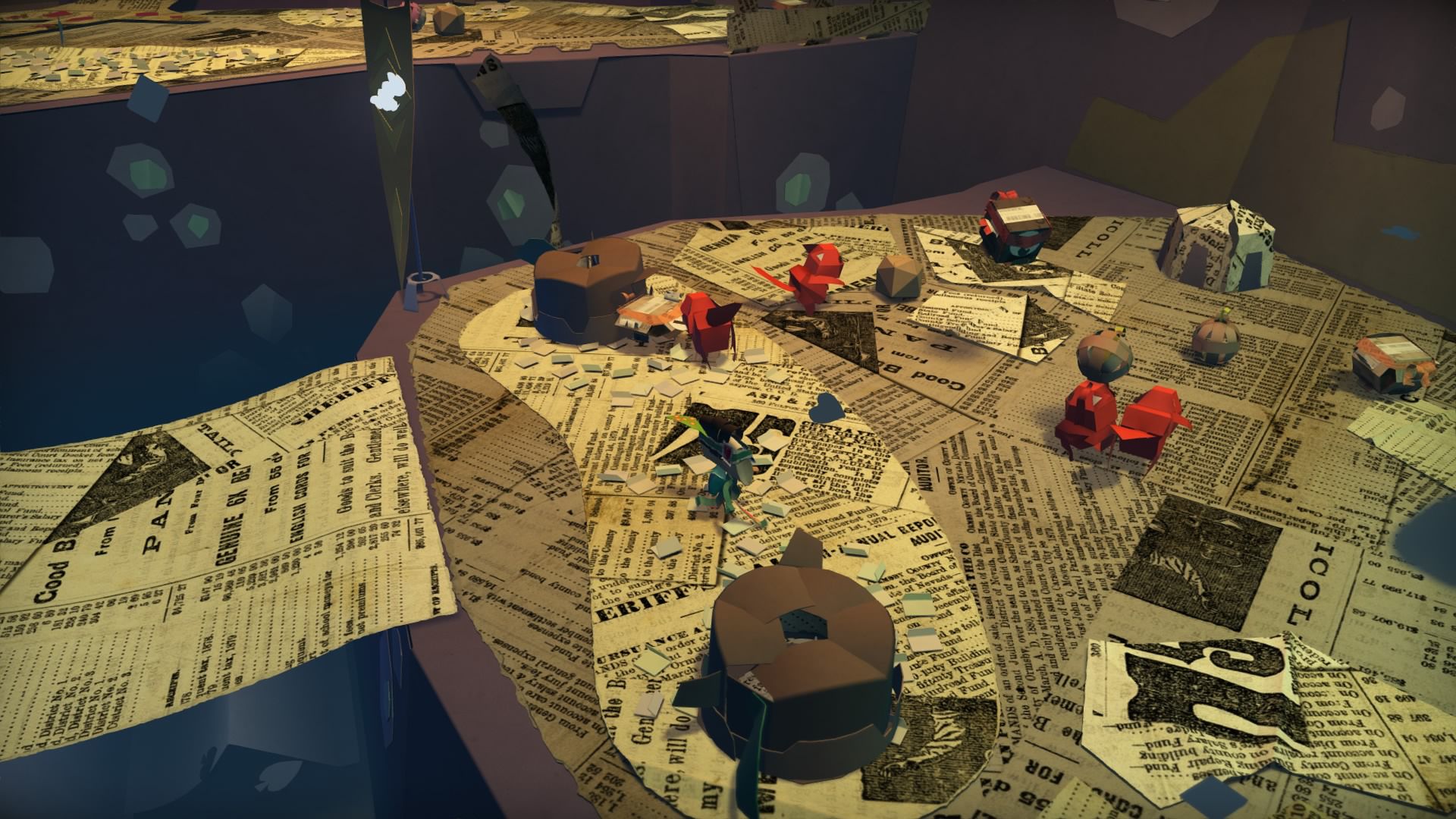 Tearaway Unfolded — papierowy heros biegający po kartonowym świecie 9