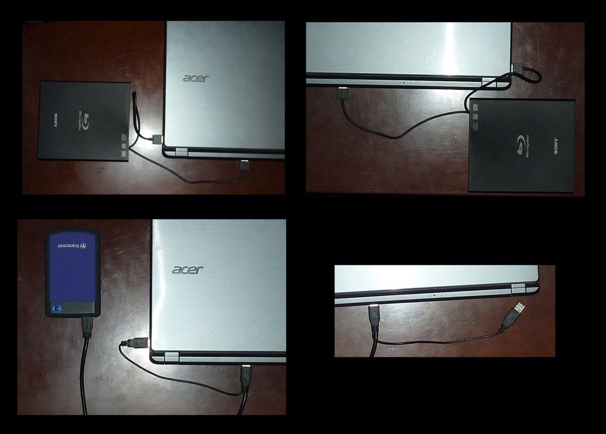 Acer Aspire V5-573PG - rozmieszczenie portów USB
