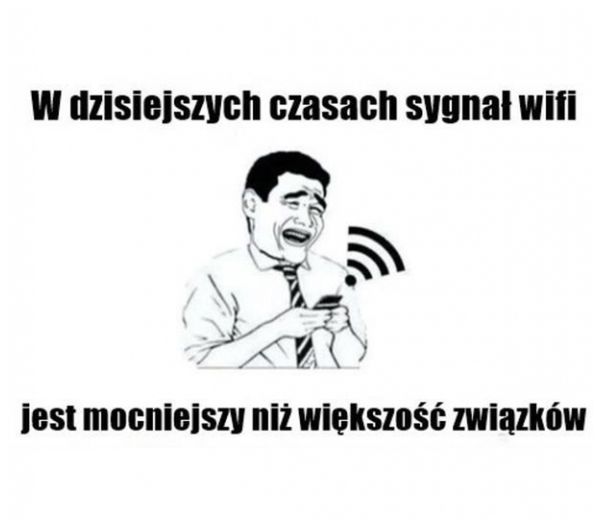 I czasem bywa nawet z zasięgiem WiFi 