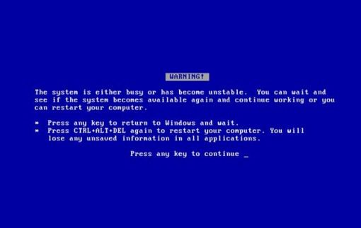 [ Win 3.11 - BSOD ]