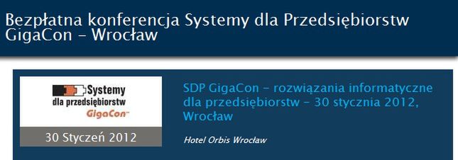 GigaCon 30-01-2012 (Wrocław) - słów kilka