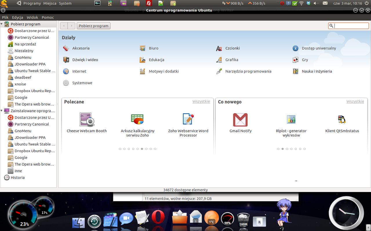 Ubuntu 10.10 – pierwsze wrażenia