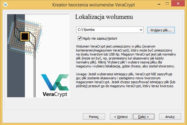 Kontenery możesz przechowywać w dowolnym miejscu systemu plików
