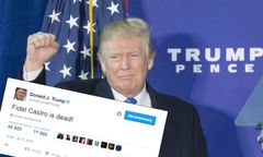 Donald Trump zamieszcza kontrowersyjny wpis na Twitterze po śmierci Fidela Castro