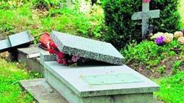 Cmentarze w rejonie Wałbrzycha i w powiecie ząbkowickim zniszczyli wandale i złodzieje