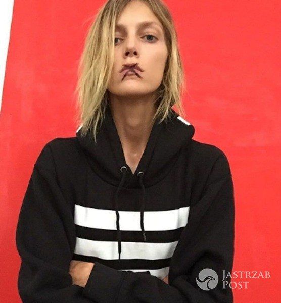 Anja Rubik popiera "Czarny protest"