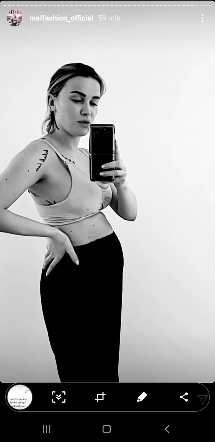 Maffashion - pokazała ciało tydzień po porodzie