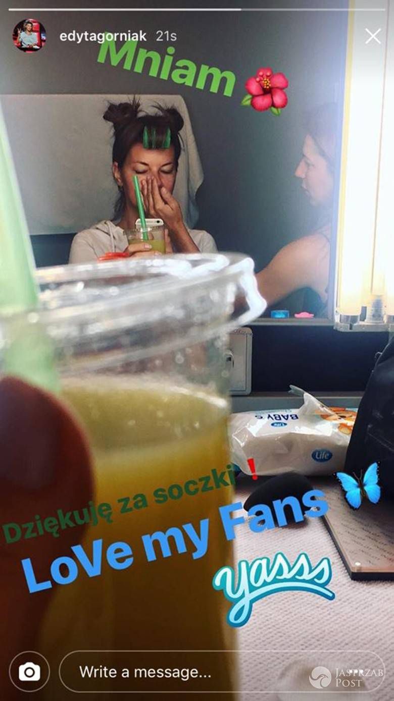 Edyta Górniak bez makijażu na planie The Voice Kids