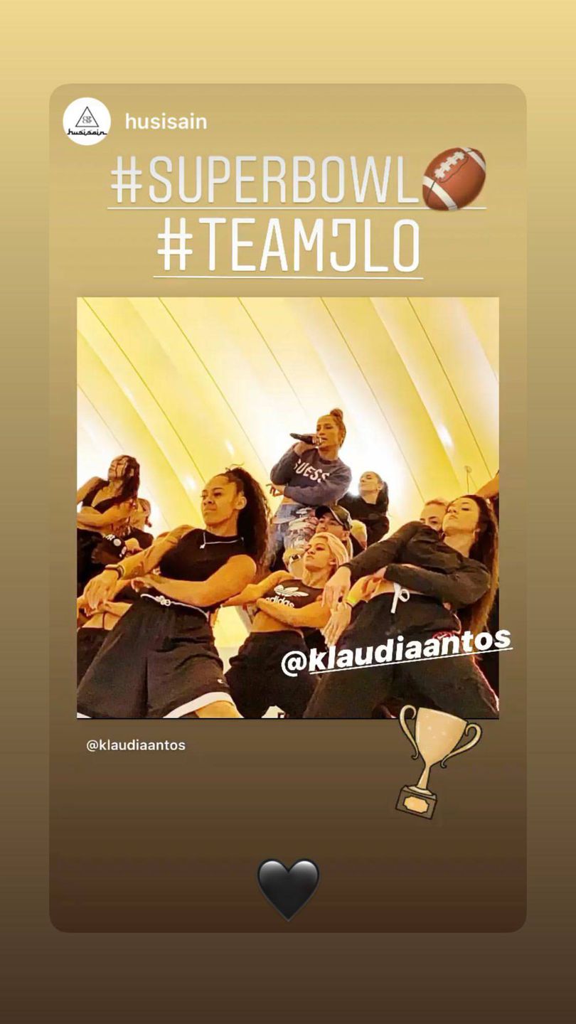 Klaudia Antos w zespole Jennifer Lopez na Super Bowl 2020