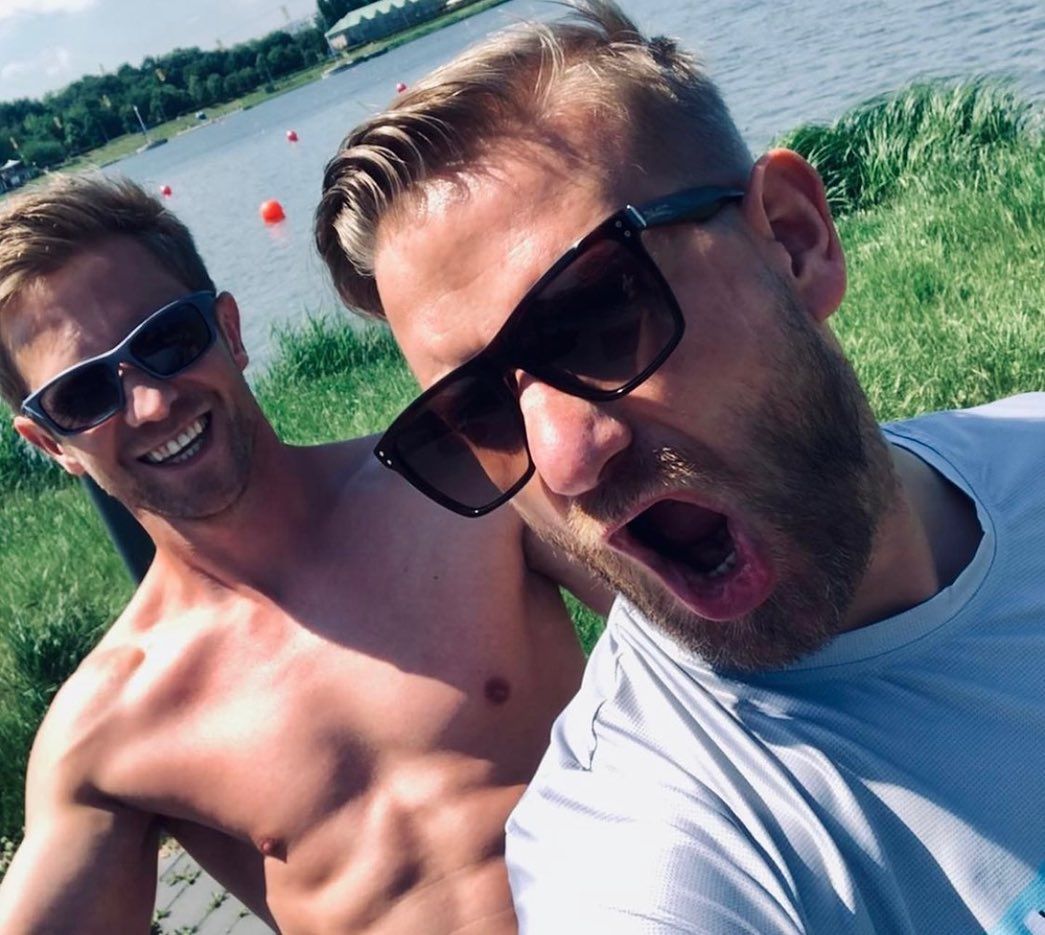 Jarosław Skiba i Bartek Jędrzejak
