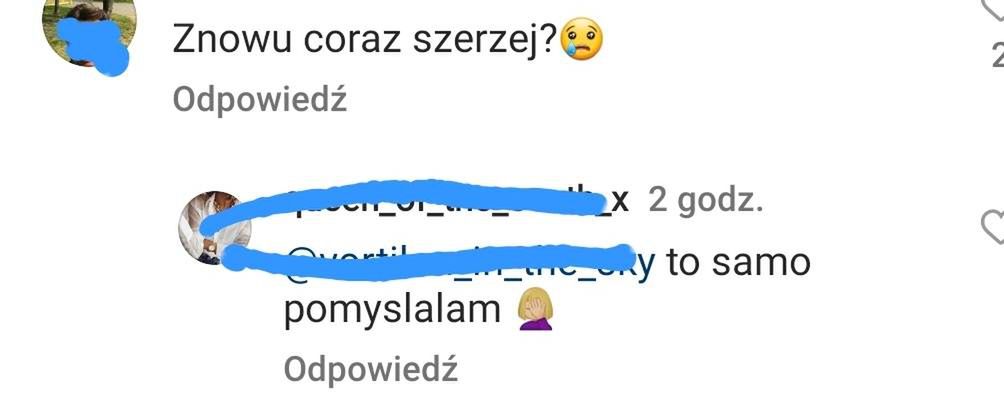 Internauta komentuje zdjęcie Karoliny Szostak