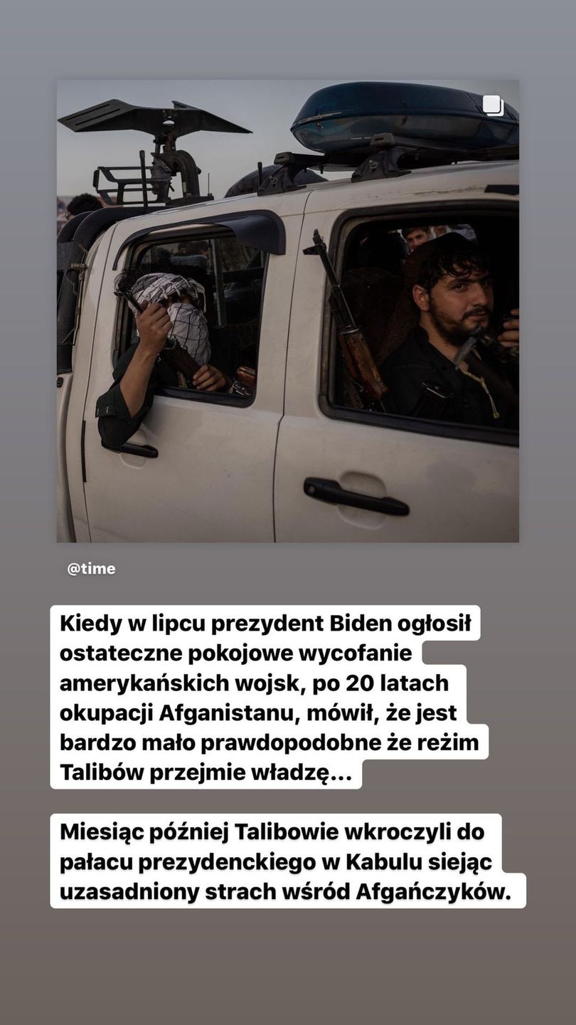 Kinga Rusin komentuje sytuację w Afganistanie