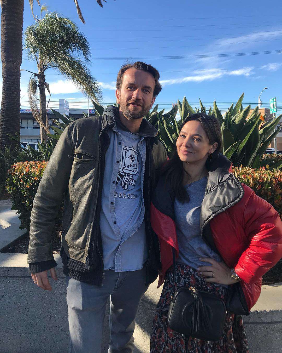 Kinga Rusin z Tomaszem Kotem w Los Angeles