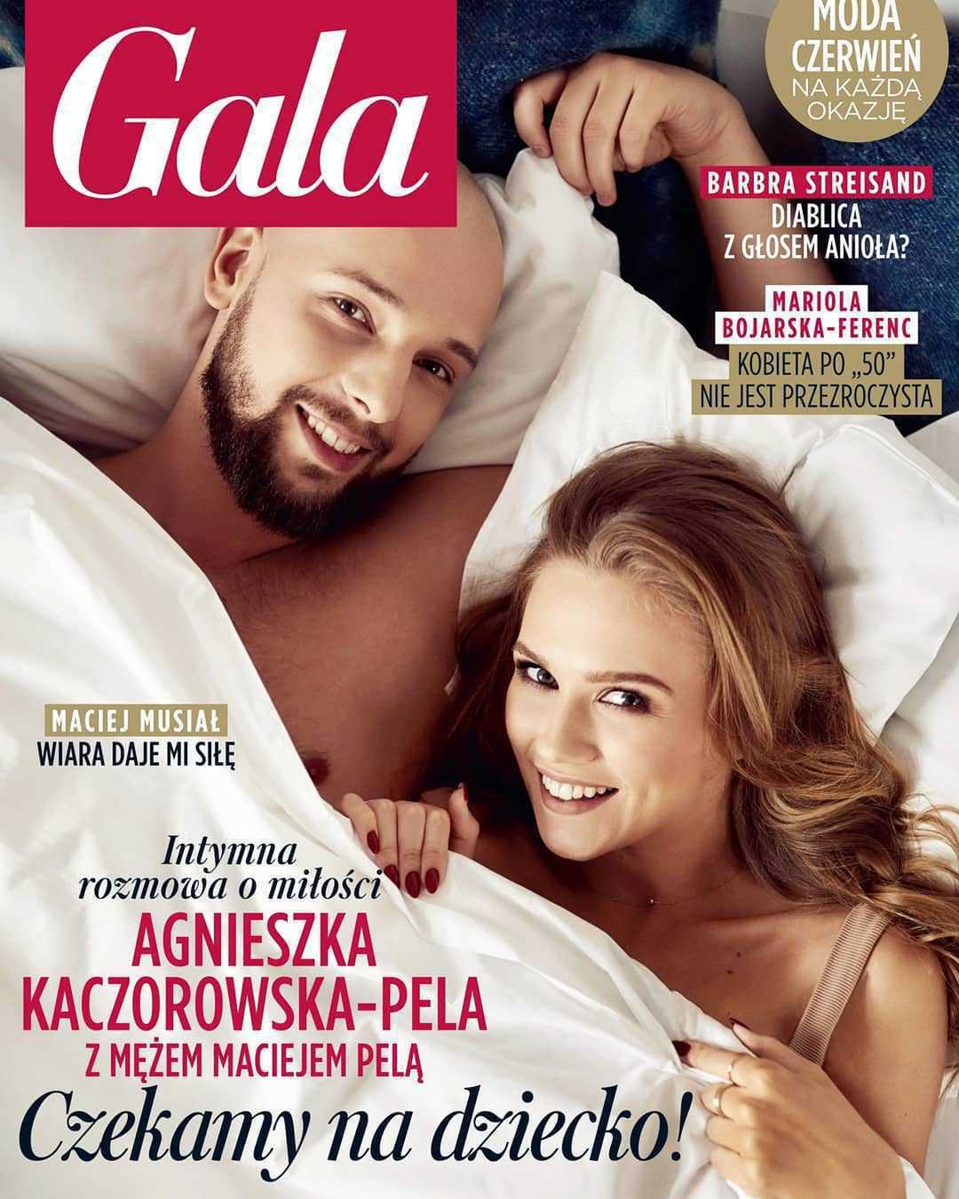 Agnieszka Kaczorowska i Maciej Pela w Gali