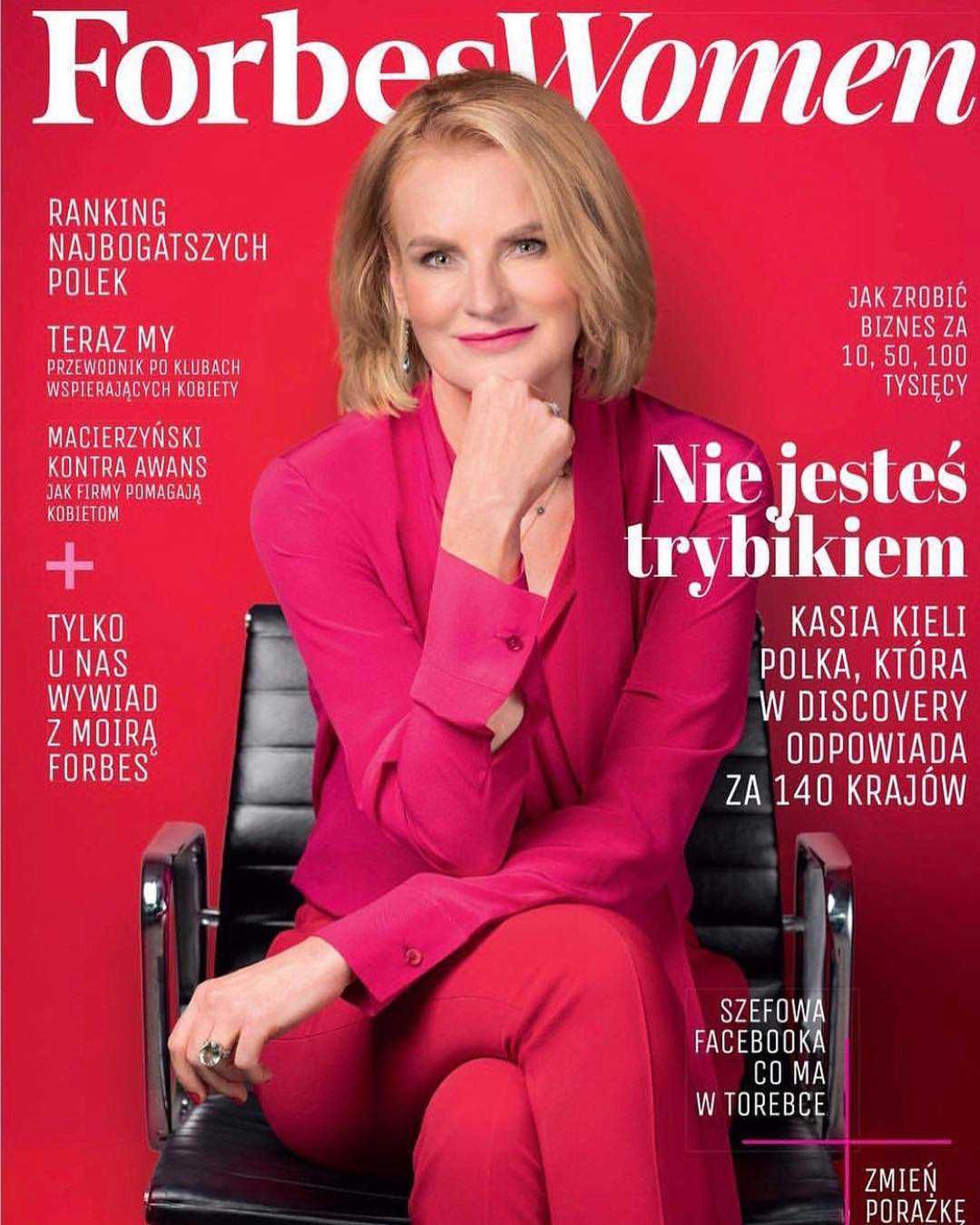 Katarzyna Kieli - okładka pierwszego numeru Forbes Women Polska