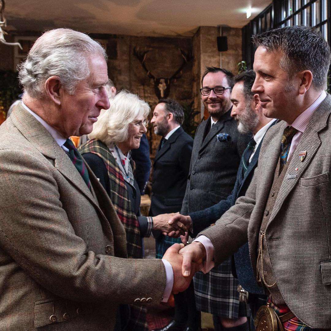 Księżna Camilla i książę Karol w Szkocji