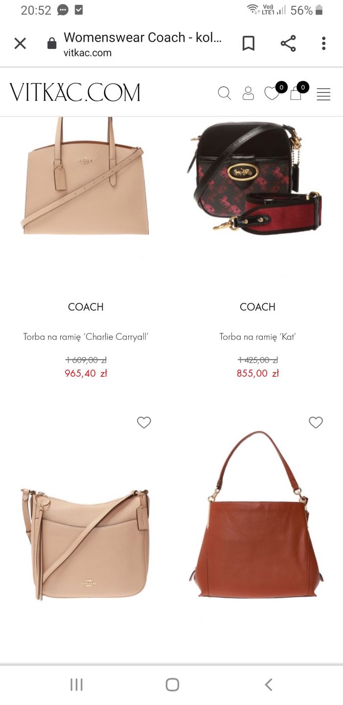 Coach - ubrania i akcesoria