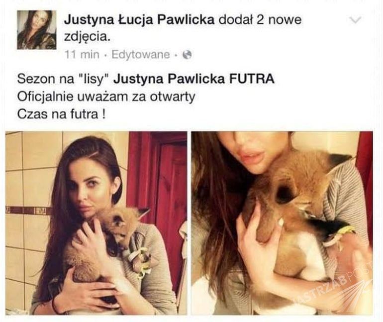 Post Justyny Pawlickiej